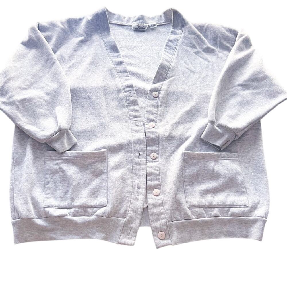 Vintage 80s Cardigan JLT Sport Women's Sweatshirt
